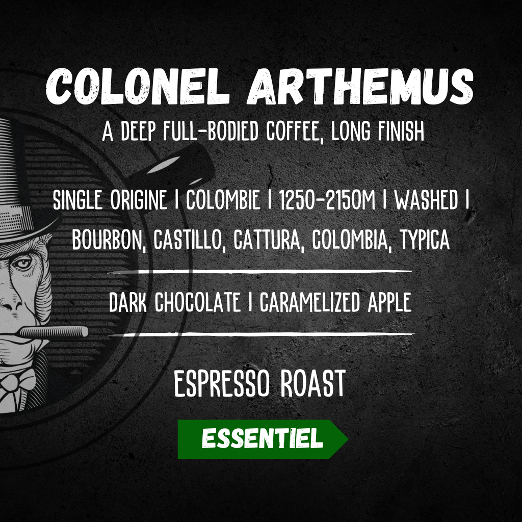 COLONEL ARTHEMUS : café de spécialité | Colombie